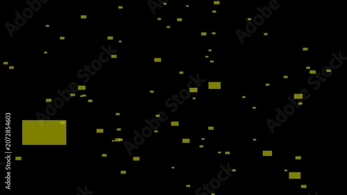 Gold digital particle background, Abstract luxury motion graphic, Elegant data stream animation