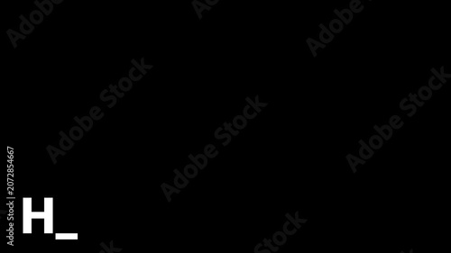 Happy New Year text animation, festive typography design