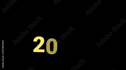 rapid number counter animation, data growth concept