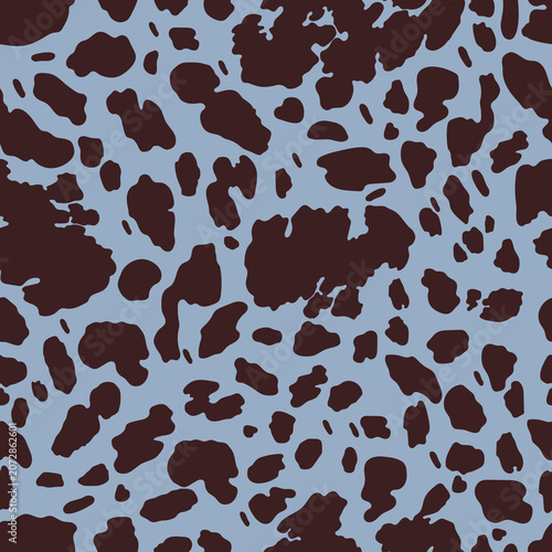 Cow print pattern animal seamless. Cow skin abstract for printing, cutting, and crafts Ideal.