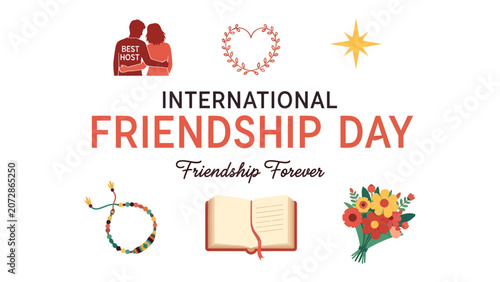 Photos International Friendship Day: Celebrate the enduring bond of friendship with symbols of love, unity, and cherished memories, highlighting the importance of connection and togetherness