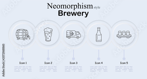 Photos Brewery set icon