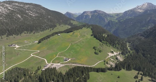 Col des Glières drone