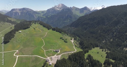 Col des Glières drone