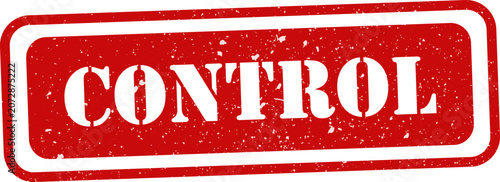 Photos Red rubber stamp with the word 'control' isolated on a white background business