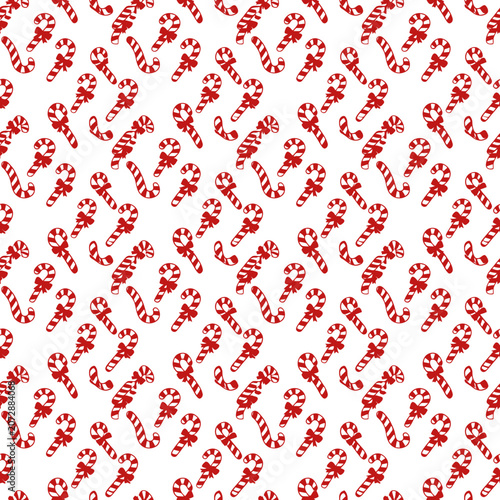 seamless christmas candy cane background pattern with red striped lines