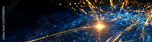 Engaging illustration showcasing the impact of artificial intelligence on modern business processes and digital evolution