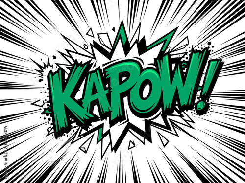 Kapow Comic Book Explosion Sound Effect
