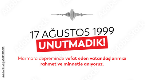 The Great Marmara Earthquake of August 17, 1999. 17 ağustos 1999 büyük marmara depremi. Unutmadık.