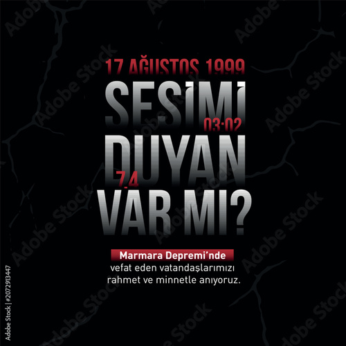 Принти на полотні The Great Marmara Earthquake of August 17, 1999