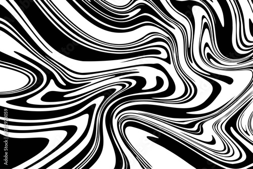 abstract black and white colorful smooth wavy seamless loop background, vibrant liquid black abstract art with white splashes on a dynamic background, yellow fabric distressed texture, pattern, 
