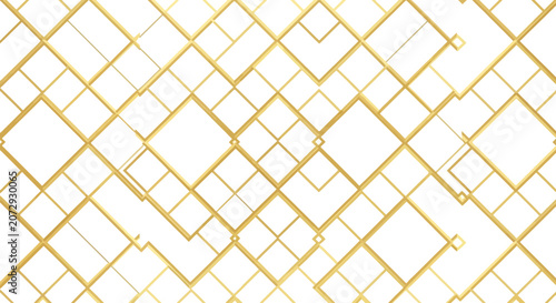 Elegant geometric gold pattern, art deco style, abstract background