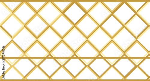 Golden Lattice Pattern - Geometric, Abstract Background, Luxury Design