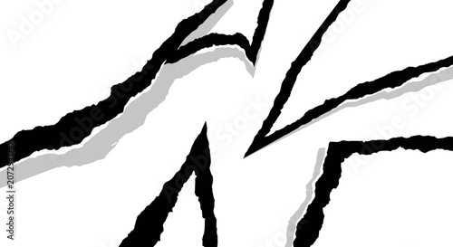 Torn Paper Background With Shadow Effect