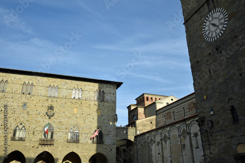 Place Renaissance à Pistoia. Italie