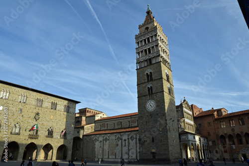 Place Renaissance à Pistoia. Italie