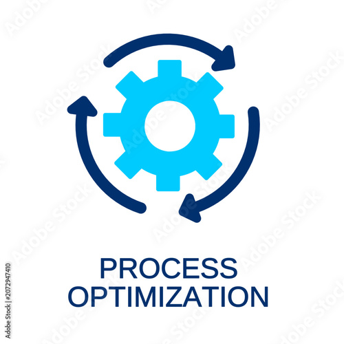 process optimization clip art illustration for graphic design
