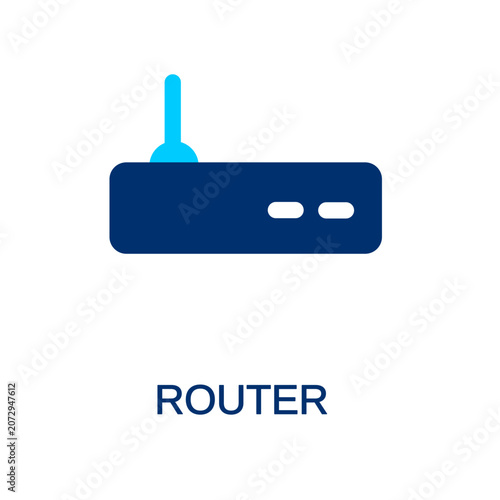 router clip art illustration for graphic design