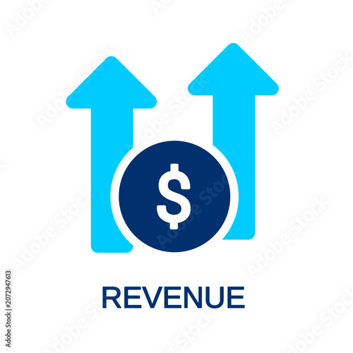 revenue clip art illustration for graphic design