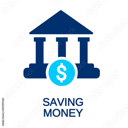 saving money clip art illustration for graphic design