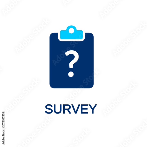 survey clip art illustration for graphic design