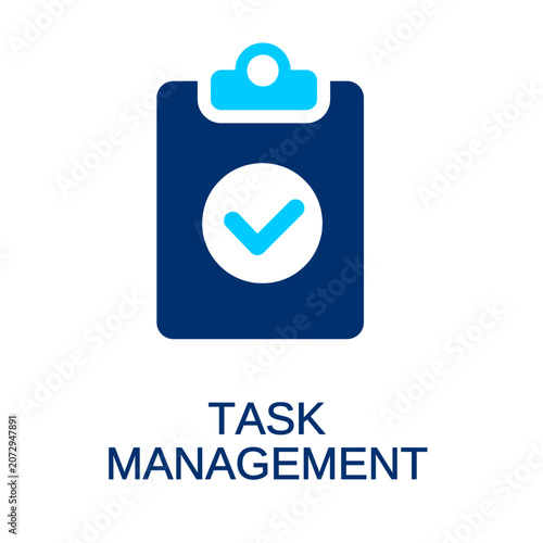 task management clip art illustration for graphic design