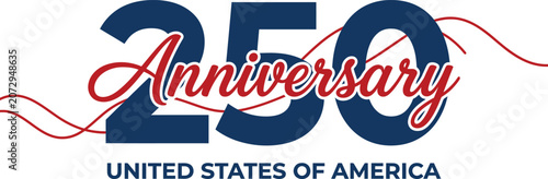 Foto 250th anniversary united states of america commemorative logo design