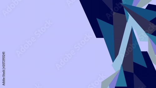 Abstract Geometric Motion Background with Blue and Purple Polygon Shapes