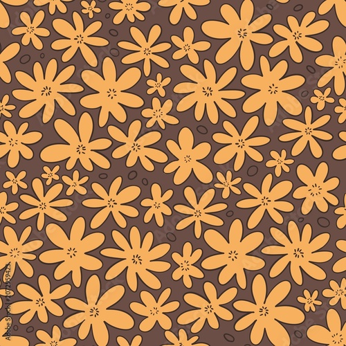 seamless pattern with flowers