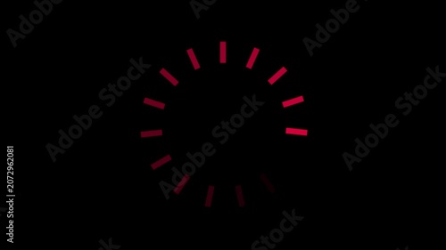 Neon Loading Animation Effect | Pink Buffering Loop Video | No Copyright Video Green Screen Alternative