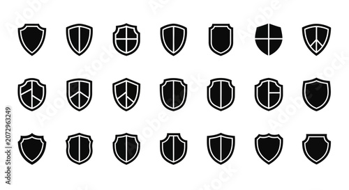 Shield Icons Collection - Security, Protection, Safety, Emblem