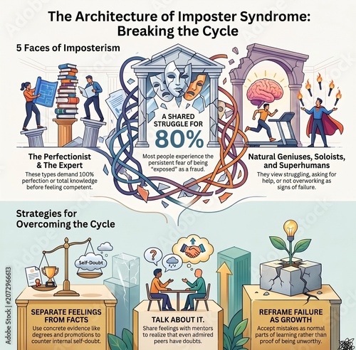 Imposter syndrome, its types, and ways to overcome