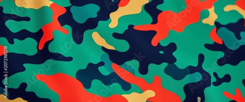 Urban digital camo pattern on fabric close-up,   pixelated,   soldier