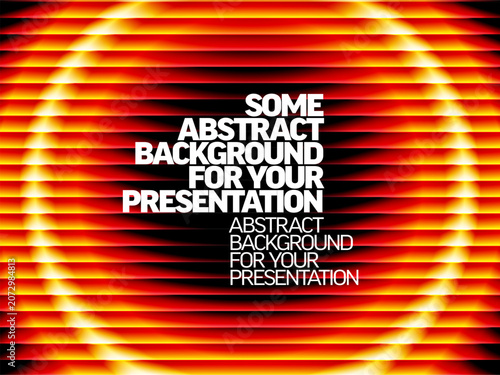 This abstract background features vibrant glowing orange and red horizontal stripes. This dynamic abstract background is perfect for a professional presentation or digital wallpaper.