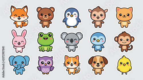Photography Cute cartoon animal collection