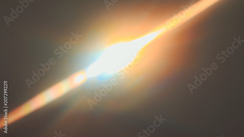 Space rocket ignition in dark space abstract photo