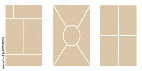 Foto Image collage layout template