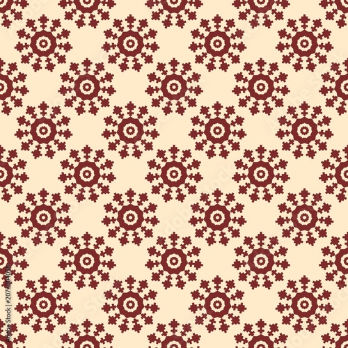 seamless Geometric floral pattern