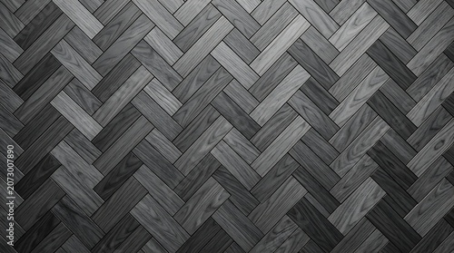 Gray Herringbone Pattern Background Texture.