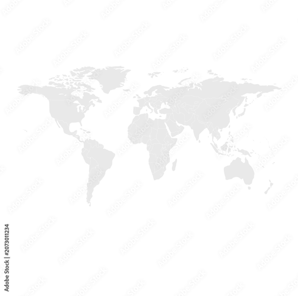 Fototapeta premium world map square grayscale 1eps 03 illustration image graphic for design projects presentations digital media marketing visuals professional commercia