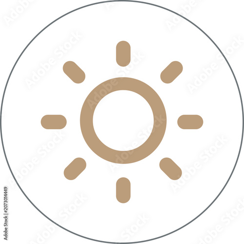 vector illustration of a summer icon