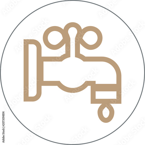 vector illustration of a water icon