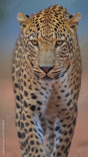 leopard in the zoo