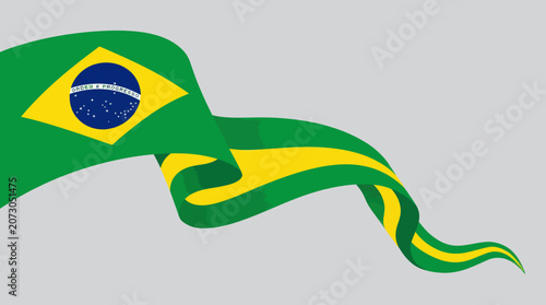 Waving national flag