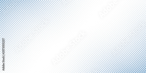 Cuadro en lienzo Blue dotted wave line pattern