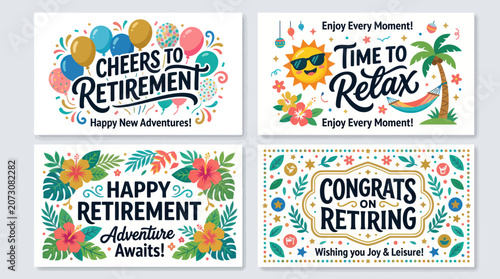 Celebration for retirement and relaxation