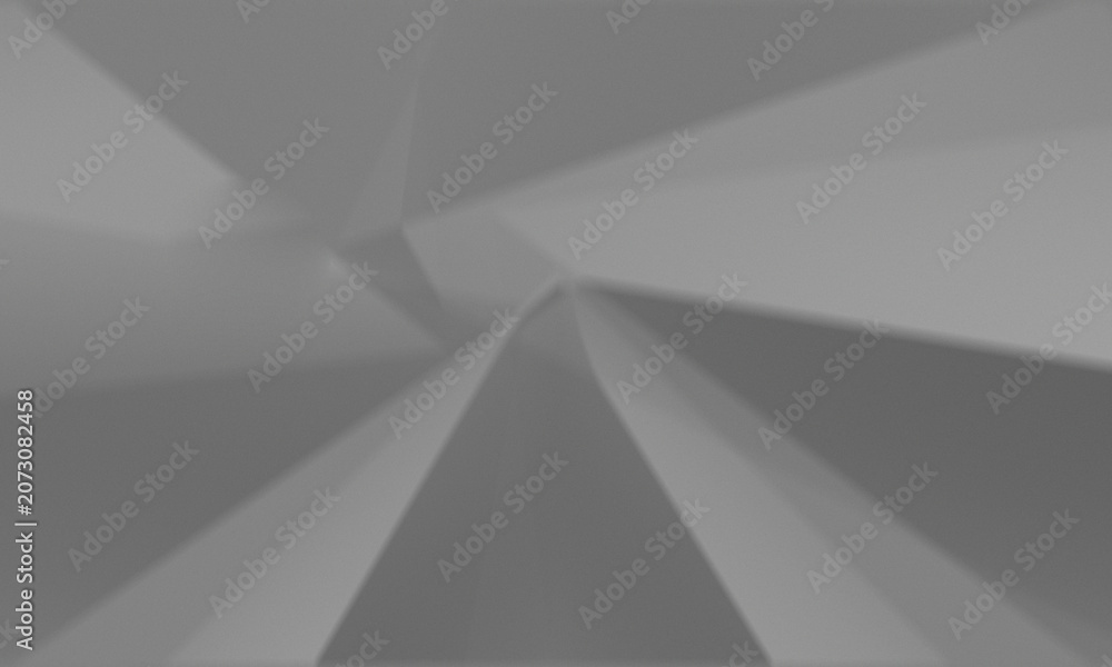 Obraz premium Gray Embossed Paper Texture With Geometric Folds Abstract Background