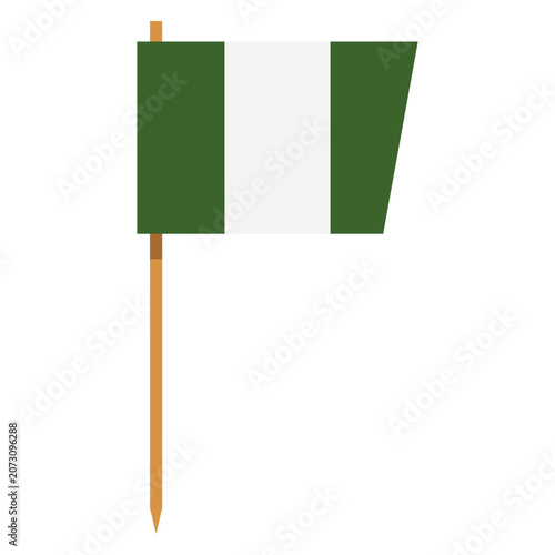 Obraz na płótnie Nigerian flag