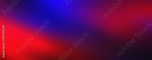 Abstract Neon Red and Blue Grainy Gradient Background