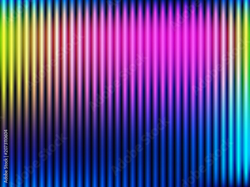 Vibrant Neon Gradient Vertical Lines Abstract Background with Colorful Glowing Light Pattern